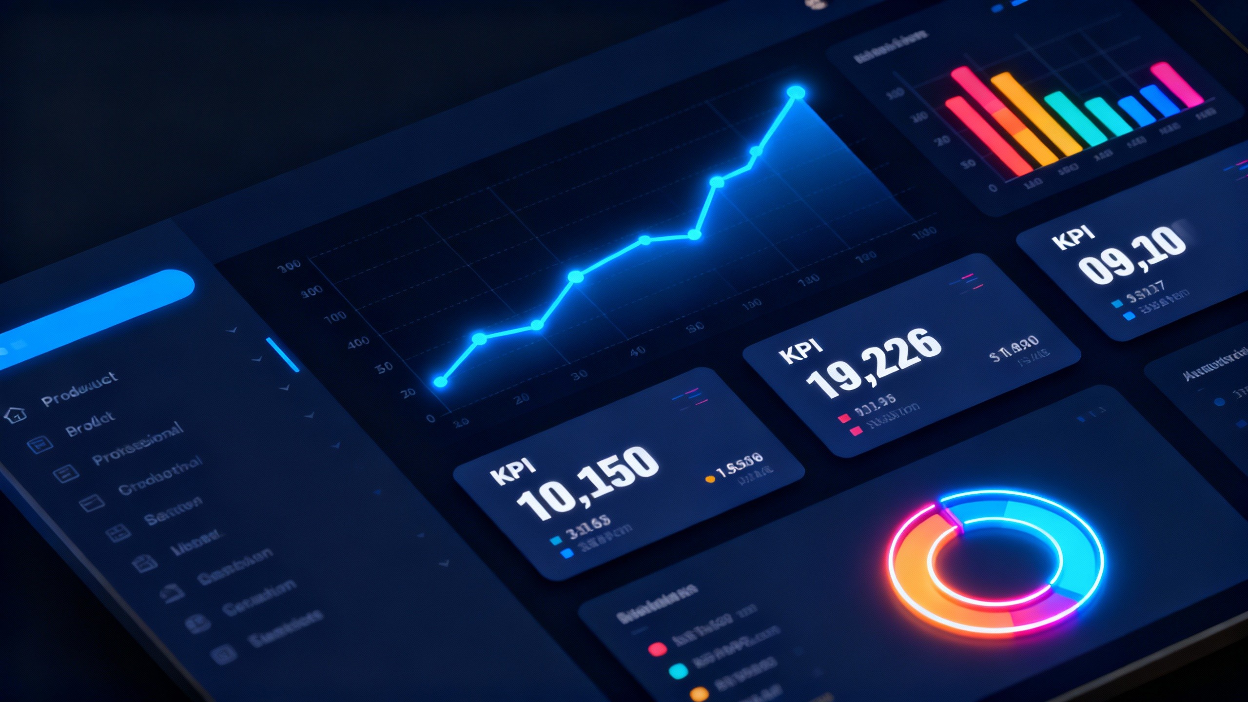 Responsive Analytics Dashboard with Dynamic Charts (HTML, CSS & JS)
